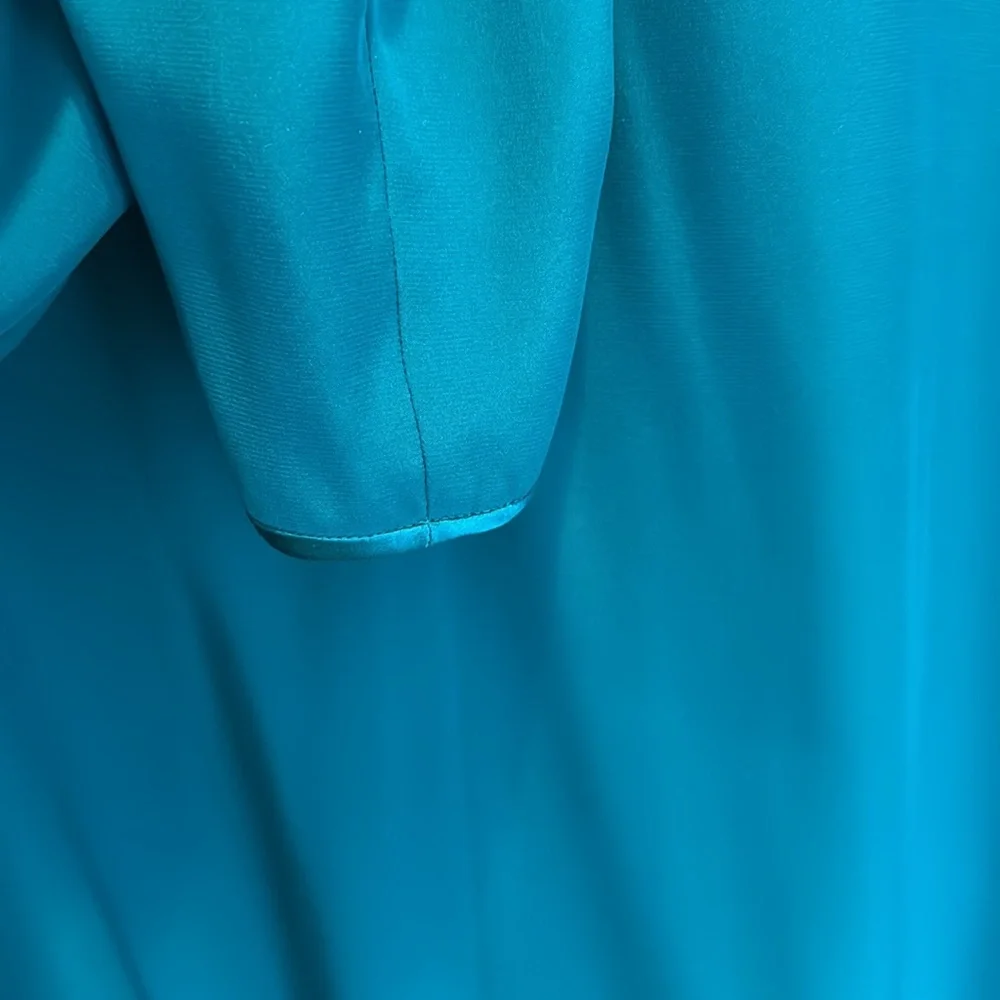 Lafayette 148 Teal blue tunic - Picture 3 of 5